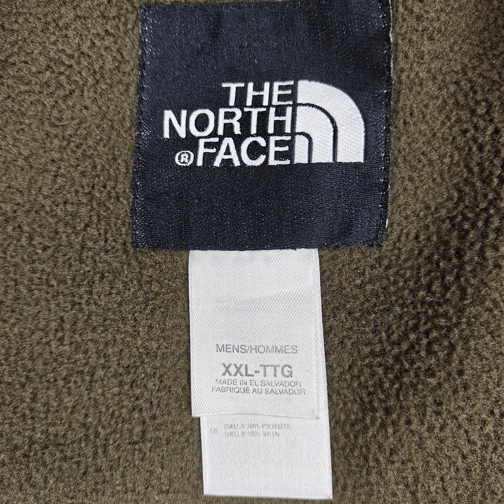 The North Face Jacket Mens 2XL Green Polartec Fleece Zip Pockets Windbreaker - Picture 4 of 12